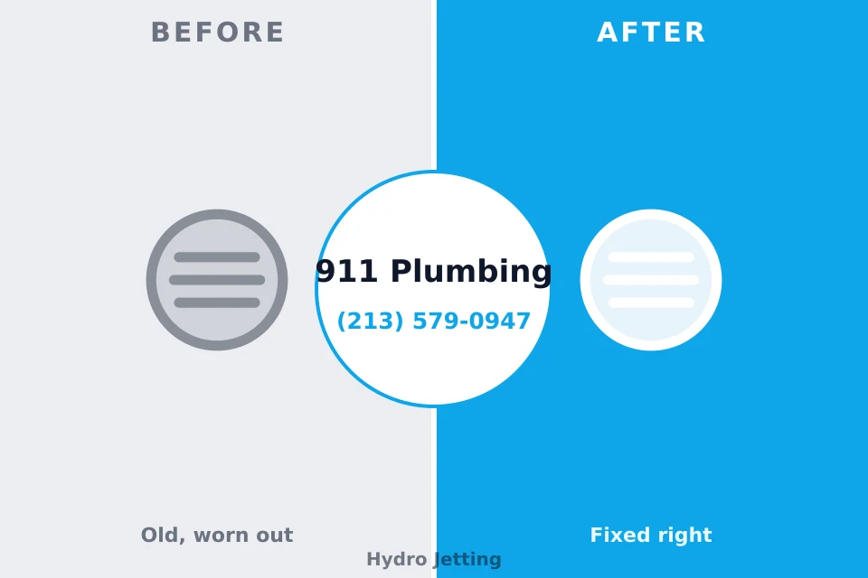 Before and after: plumbing repair Somers, MT